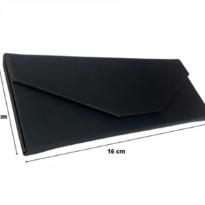 Étui pliable à lunettes neutre "sans logo" (carton de 200) boîte rigide [triangulaire] avec [fermeture magnétique] et doublure intérieur protection.