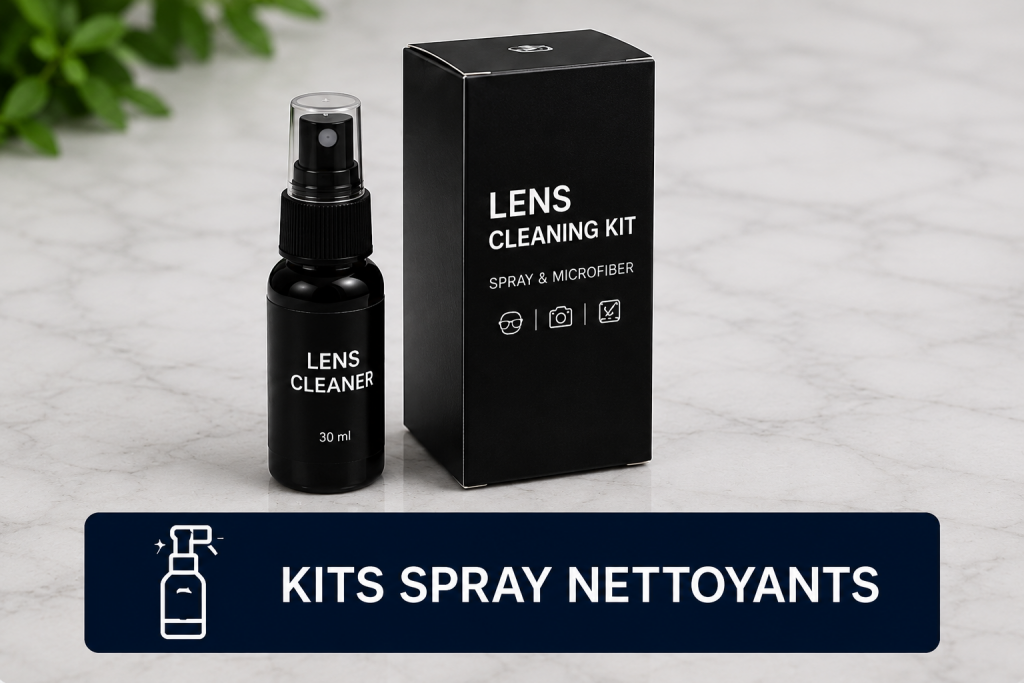 kits sprays nettoyants click optic